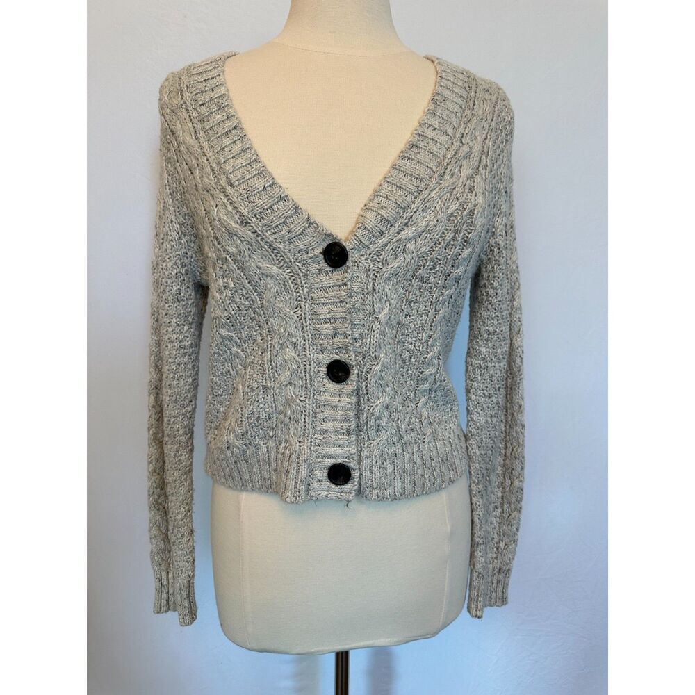 Vintage Y2K American Eagle Chunky Button Up Cardigan Size Medium